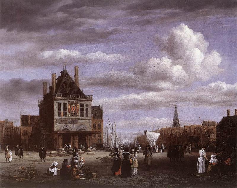 Jacob van Ruisdael The Dam Square in Amsterdam France oil painting art